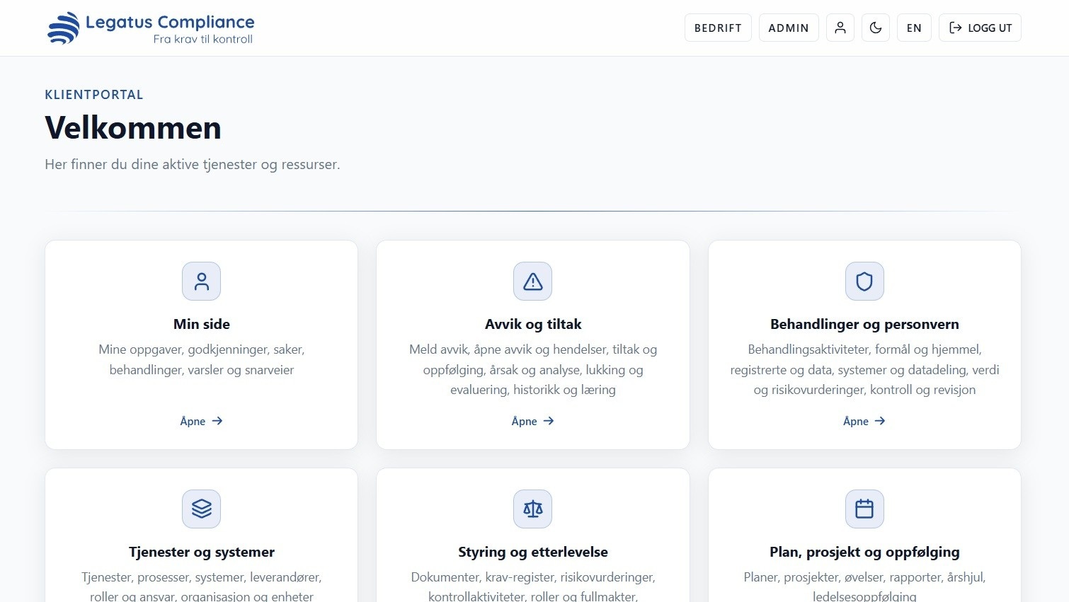 Compliance-plattform